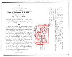 DP Maria Pelagia Elegeest ° Sint-Jans Molenbeek 1875 † Gavere 1962 X Victor Elewaut // De Jonghe Vyncke Bert De Bondt - Devotion Images