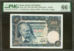 500 Pesetas. 15 De Noviembre De 1951. Serie B. (Edifil 2023: 460a, Pick: 142a). - Andere & Zonder Classificatie