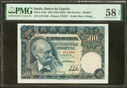 500 Pesetas. 15 De Noviembre De 1951. Serie C, última Serie Emitida. (Edifil 20 - Other & Unclassified