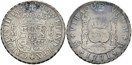 CARLOS III (1759-1788). 8 Reales. (Ar. 26,75g/40mm). 1771. México MF. (Cal-2019 - Monnaies Provinciales