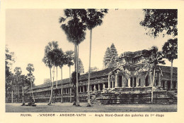 Cambodge - Ruines D'Angkor - ANGKOR VAT - Angle Nord-Ouest Des Galeries Du 1er étage - Ed. Nadal  - Cambodia