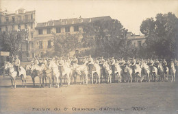 ALGER - Fanfare Du 5e Chasseurs D'Afrique - CARTE PHOTO - Alger