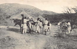 Ethiopia - Loading Mules At The Start - Publ. Julia - E. H. Schrenzel  - Ethiopië