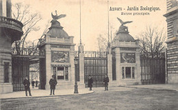 ANTWERPEN - De Dierentuin - Hoofdingang - Uitg. G. Heymans  - Antwerpen