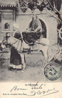 Egypt - Arab Woman On A Donkey - Publ. Arougheti Bros.  - Autres & Non Classés