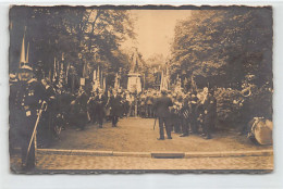 VERVIERS (Liège) Cérémonie Place Vieuxtemps Devant La Statue D'Henri Vieuxtemps - CARTE PHOTO Année 1920 - Verviers