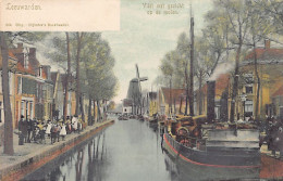 LEEUWARDEN (FR) Vliet Met Gezicht Op De Molen - Uitg. Dijkstra 504 - Leeuwarden