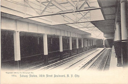 NEW YORK CITY Queens - Subway Station, 116th Street Boulevard - Publ. The Rotograph Co. 119 - Queens