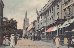 Jersey - ST. HELIER - David Place, Royal Hotel And St. Marks Church - Publ. J. Welch & Sons J.W.S.  - Autres & Non Classés