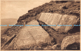 R180015 The Commandments. Buckland Beacon. Dartmoor. Valentine. Selectype - Monde