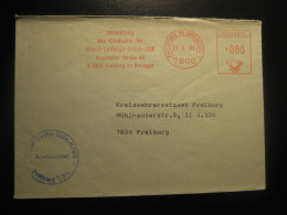 FREIBURG 1983 Hospital University Meter Mail Cancel Cover GERMANY - Covers & Documents