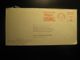FRANKFURT 1968 To Den Haag Netherlands University Hospitals Meter Mail Cancel Cover GERMANY - Brieven En Documenten