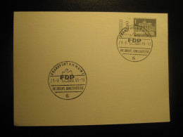 FRANKFURT 1965 FDP Bundesparteitag Cancel Card GERMANY - Covers & Documents