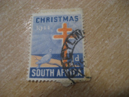 1944 TB Tuberculose Health Sante Christmas Poster Stamp Vignette SOUTH AFRICA Label - Other & Unclassified