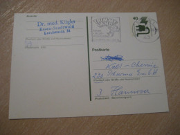 ESSEN 1976 To Hannover Trimmy Land Trimm Sport Ausstellung Cancel Card GERMANY - Cartas & Documentos