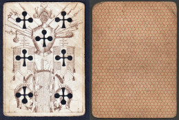 (Kreuz 7) - Clubs Trefle / Playing Card Carte A Jouer Spielkarte Cards Cartes - Toy Memorabilia