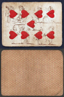 (Herz 9) - Hearts Cœur / Playing Card Carte A Jouer Spielkarte Cards Cartes - Toy Memorabilia