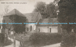 R180713 Bulford Parish Church. Photochrom. Sepiatone. No 36887 - Monde