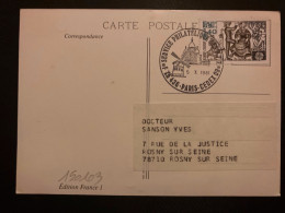 CP Signé ROUSSEY TP EUROPA BOURREE CROISEE 1,40 OBL.5 X 1981 75436 PARIS CEDEX 09 SERVICE PHILATELIQUE DES PTT - Bolli Commemorativi