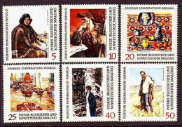 1969. DDR. Paintings. MNH. Mi. Nr. 1528-33 - Nuovi