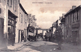 03 - Allier -   BROUT VERNET - Grande Rue - Coiffeur - 1906 - Autres & Non Classés