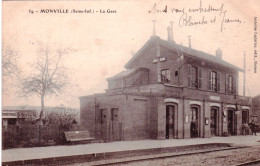 76 - Seine Maritime - MONVILLE - La Gare - Andere & Zonder Classificatie