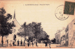 18 - Cher -  SAINT AMBROIX - Place De L Eglise - Andere & Zonder Classificatie