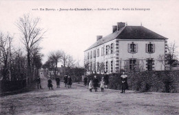 18 - Cher -  JUSSY Le CHAUDRIER - Ecole Et Mairie - Route De Sancergues - Autres & Non Classés