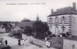 18 - Cher - CONCRESSAULT - Ecole De Garcons - Mairie - Andere & Zonder Classificatie