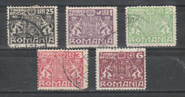 1931 -  AIGLE Et ARMOIRES    MI No  29/33 - Dienstmarken