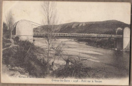 CPA 04 - GREOUX LES BAINS - Pont Sur Le Verdon - TB PLAN Cours D'eau + EDIFICE - Jolie Oblitération 1903 - Gréoux-les-Bains