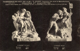 CPA Toul Meurthe Et Moselle, Faiencerie De Toul, G. Aubry, Statuetten - Otros & Sin Clasificación