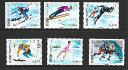 Ras Al Khaima 1972 Sapporo Winter Olympics Set Of 6 MNH - Inverno1972: Sapporo