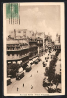 AK Buenos Aires, Calle Victoria, Strassenbahn  - Tramways