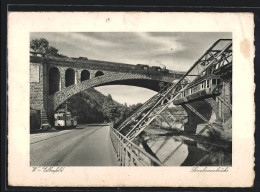 AK W.-Elberfeld, Sonnbornerbrücke, Strassenbahn  - Tram