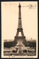 AK Paris, La Tour Eiffel, Eiffelturm, Gesamtansicht  - Other & Unclassified
