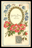 FANTAISIE - FLEURS - CARTE GAUFREE - Fleurs