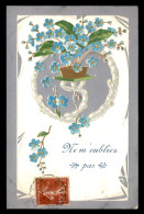 FANTAISIE - MYOSOTIS - CARTE GAUFREE - Fleurs