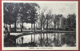 Cartolina - Parma - Lago E Giardino Pubblico - 1939 - Parma