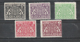 1931 -  AIGLE Et ARMOIRES    MI No  29/33 MH - Service