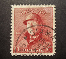 Belgie Belgique - 1919 -  OPB/COB N° 168 - 10 C  - St. Amands - 1919-1920 Albert Met Helm