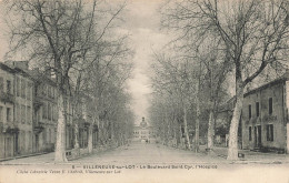 VILLENEUVE SUR LOT : LE BOULEVARD SAINT CYR - L'HOSPICE - Villeneuve Sur Lot