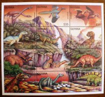 GUYANA Prehistoire. Animaux Prehistoriques (Yvert N°4001/12)** MNH, (3) - Prehistóricos