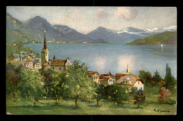 SUISSE - WEGGIS - CARTE ILLUSTREE - Other & Unclassified