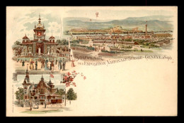 SUISSE - GENEVE - SOUVENIR DE L'EXPOSITION NATIONALE SUISSE 1896 - VOIR ETAT - Andere & Zonder Classificatie