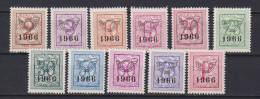 Belgique: COB N° PRE 758/68 Série 59: Neuf(s), **, MNH, Sans Charnière. TTB !! - Typo Precancels 1951-80 (Figure On Lion)