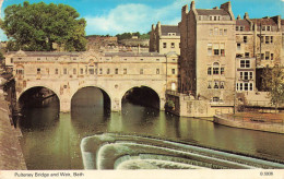 ROYAUME UNI - Hastings - Bath - Pulteney Bridge And Weir - Colorisé - Carte Postale Ancienne - Hastings