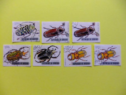 50 BURUNDI 1970 / COLEOPTEROS COLÉOPTÈRES / YVERT 350 -362 C  FU Incompleta - Beetles