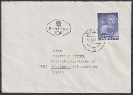 Österreich: 1965, Fernbrief In EF, Mi. Nr. 1181, 3 S. 100 Jahre Internationale Fernmeldeunion,  EStpl. WIEN - FDC