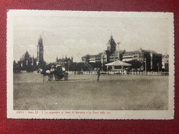 Cartolina - India - La Segreteria Di Stato Di Borubay E La Torre Delle Ore 1924 - Ohne Zuordnung